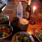 Unser fertiges Abendessen im Khmu Village