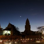 Phnom Penh Riverside at Night