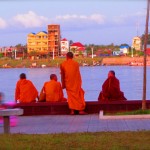 Phnom Penh Riverside Sunset