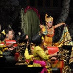 Balinesische Tänzerinnen in Ubud