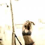 Fotoshooting im neuen Roxy Bikini