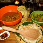 Indonesisches Curry im Restaurant Biku